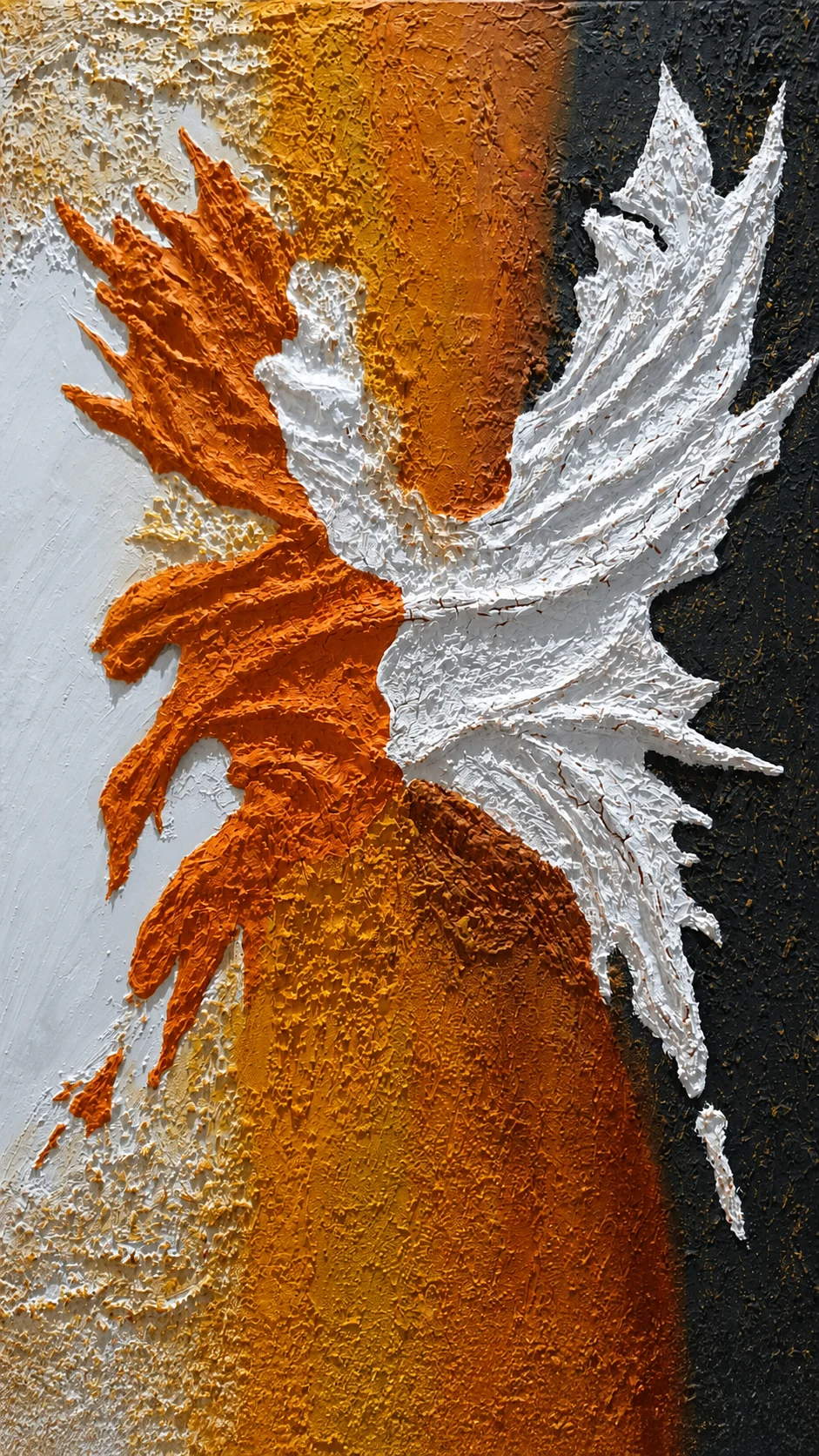 Convergence - Acrylic on wood panel