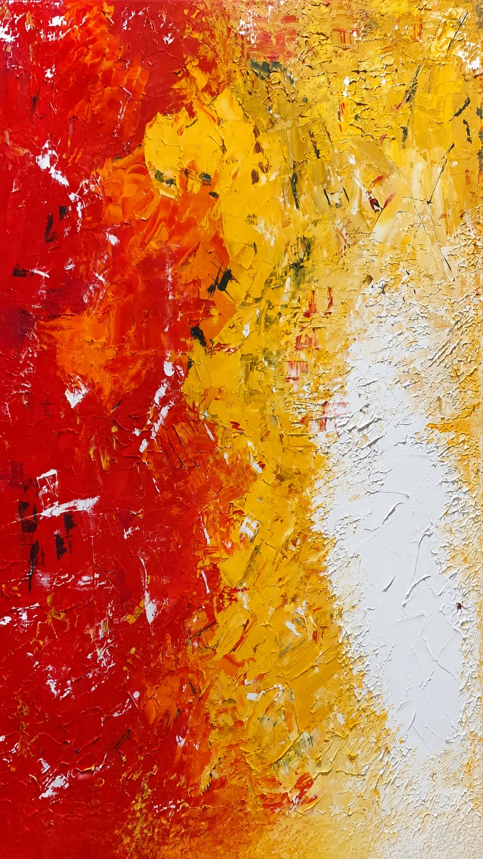 Toward the Light - Acrylic on wood panel