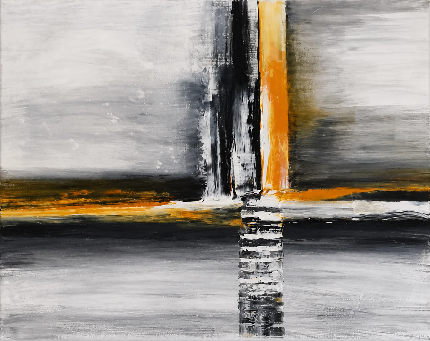 Distant Light - Acrylic on wood panel